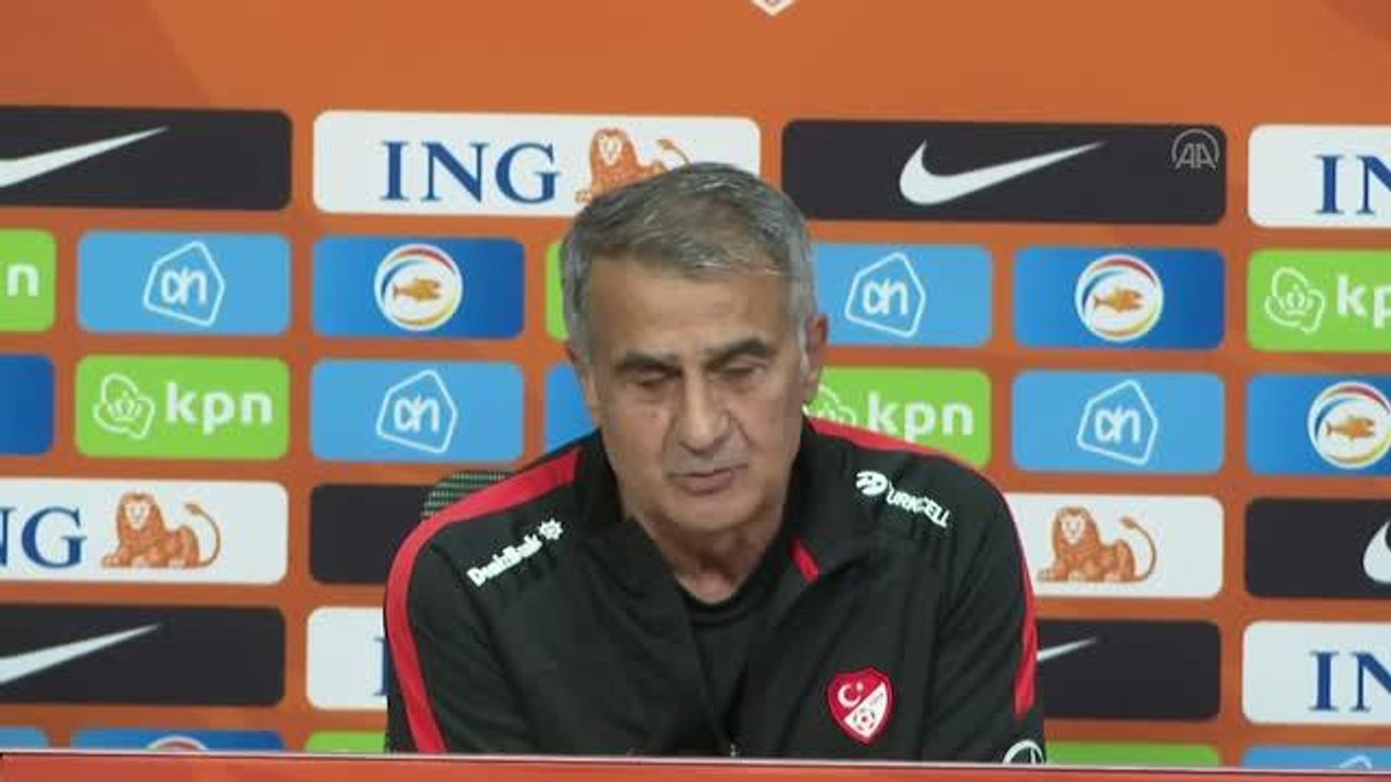 AMSTERDAM - A Milli Futbol Takımı Teknik Direktörü Şenol Güneş (2)
