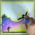 How endless joy of dancing pastel painting art - step by step  MAGICAL PASTEL ART TECHNIQUES