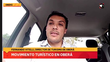 Movimiento turístico en Oberá