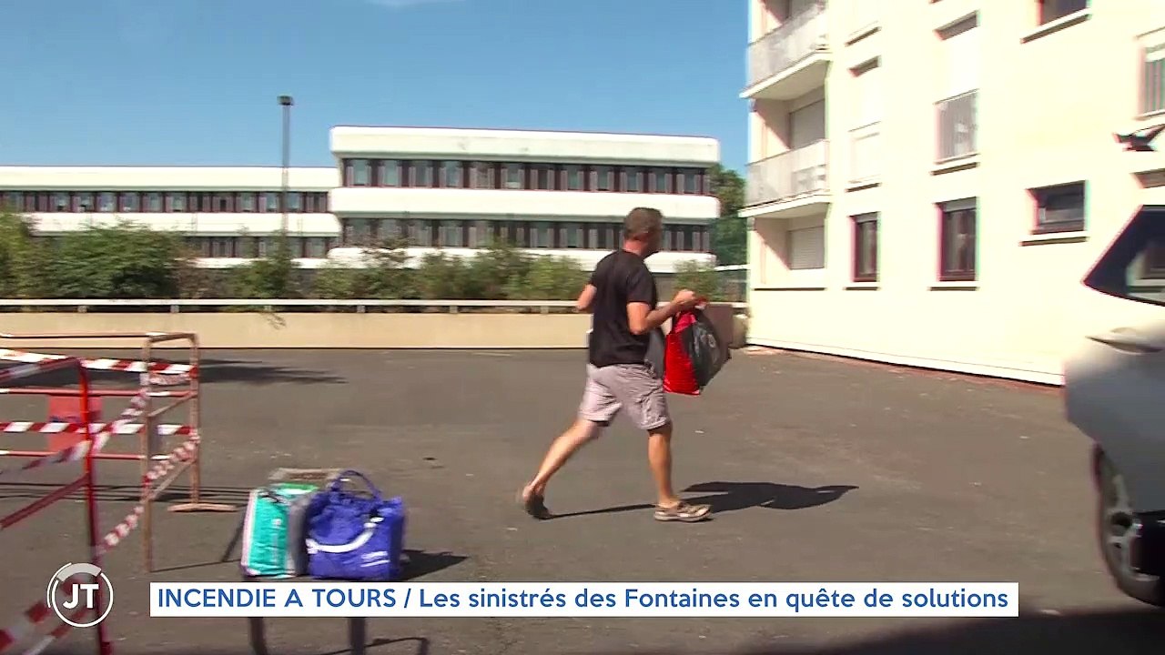INCENDIE À TOURS / Les sinistrés des Fontaines en quête de solutions