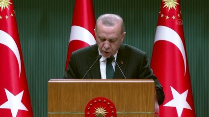 Cumhurbaşkanı Erdoğan: "Bu yıl bütçe açığı hedefimizi sene başında yüzde 3,5 olacak şekilde revize etmiştik. Sözümüzde durarak inşallah bu hedefi...