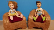 Doll Arm Chair DIY - Doll Furniture - Miniature Arm Chair DIY - Styrofoam Arm Chair