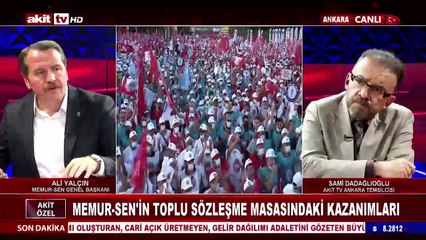 Memur-Sen Genel Başkanı Ali Yalçın Akit Özel'de