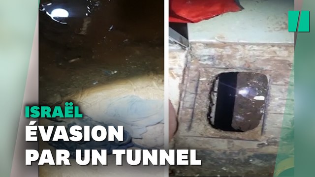 Évasion de prison par un tunnel de six palestiniens en Israël