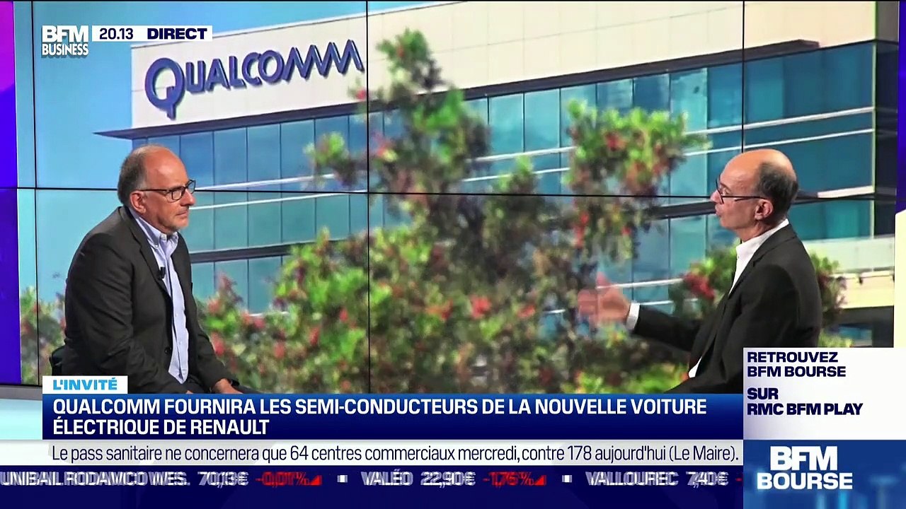 Jean Varaldi (Qualcomm) : Qualcomm fournira les semi-conducteurs de la nouvelle voiture électrique de Renault - 06/09