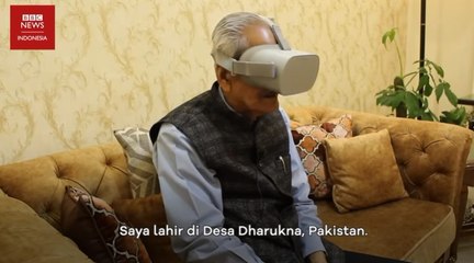 Berkat VR saya bisa melihat lagi desa kami setelah 73 tahun'