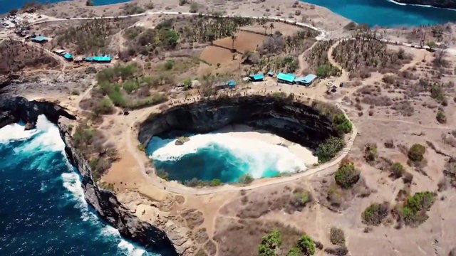 Bali Nature Drone Shots With Relaxing Music- Scenic Nature