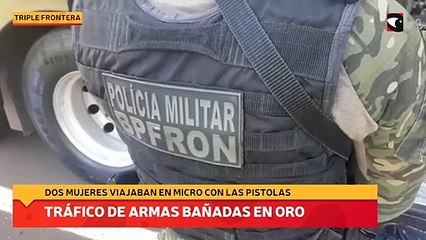 Tráfico de armas bañadas en oro
