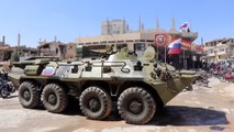 الشرطة العسكرية الروسية تدخل مدينة درعا لتنفيذ اتفاق التهدئة