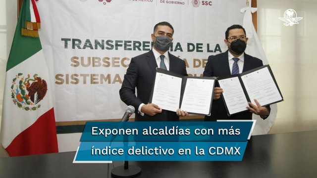 SSC reforzará vigilancia en 126 cuadrantes con altos índices delictivos de CDMX