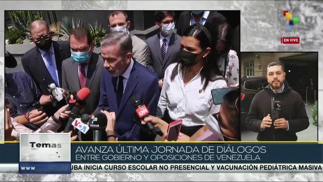 Avanza última jornada de diálogos entre gobierno y oposiciones de Venezuela