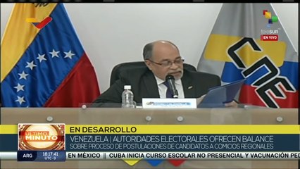 "El CNE confirma su voluntad con el pueblo venezolano"