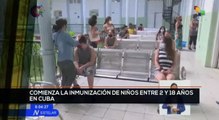 teleSUR Noticias 17:30 06-09: Comienza inmunización a niños, adolescentes y jóvenes en Cuba
