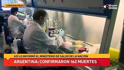 Argentina: confirmaron 162 muertes
