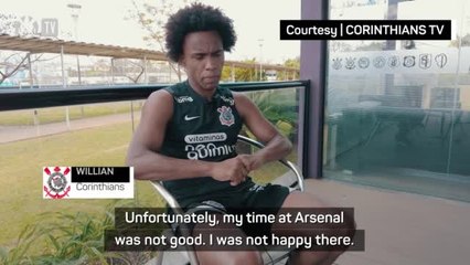 I was unhappy at Arsenal, easy decision to return home - Willian