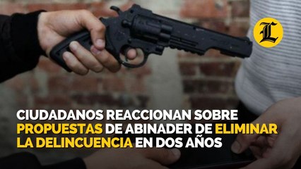 Ciudadanos reaccionan sobre propuestas de Abinader de  eliminar la delincuencia en dos años