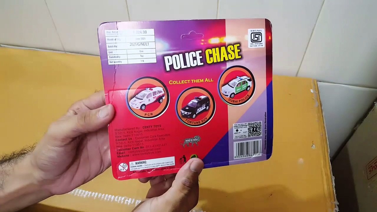 Unboxing and Review of Centy Toys Police Chase White Police car for kids gift