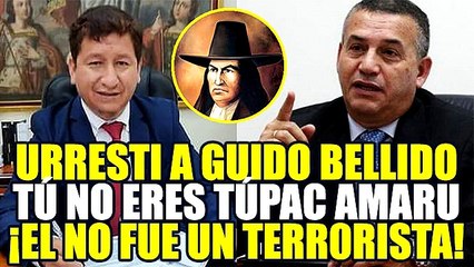 DANIEL URRESTI A GUIDO BELLIDO: “TÚPAC AMARU FUE UN REVOLUCIONARIO, NO UN TERR0RISTA”