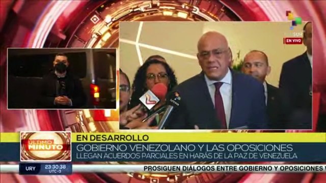 Gobierno y oposiciones llegan a acuerdos parciales en aras de la paz en Venezuela