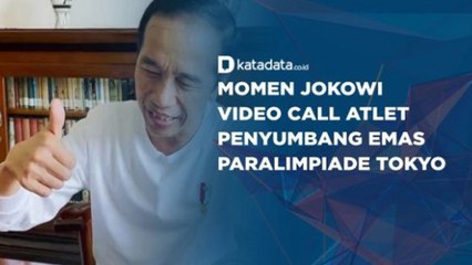 Momen Jokowi Video Call Atlet Penyumbang Emas Paralimpiade Tokyo