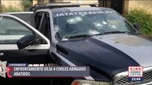 Enfrentamiento en Sonora deja a cuatro civiles armados muertos y dos policías heridos