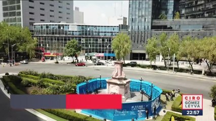 Estatua de Colón en Reforma será sustituida por escultura de mujer Olmeca