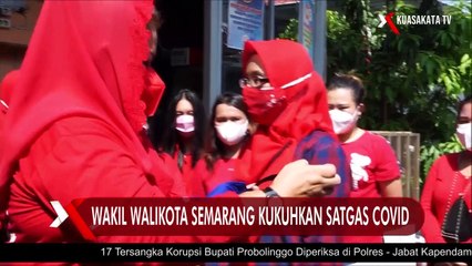 Wakil Walikota Semarang Kukuhkan Satgas Covid Emak-Emak di Griya Dempel Baru Semarang