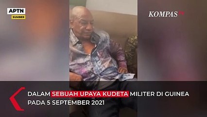 Diculik! Begini Penampakan Presiden Guinea Alpha Conde Usai Kudeta Militer