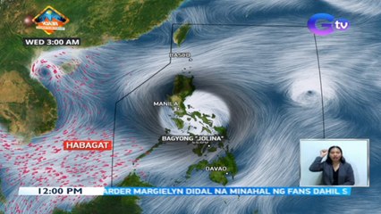 Bagyong Jolina, nag-landfall sa ikalimang pagkakataon at tinatawid ang Masbate | BT