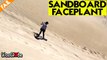 'Hilarious Sandboarding Face Plant at Lancelin Sand Dunes, WA'