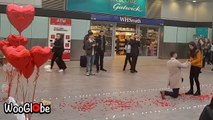 'Romantic Wedding Proposal at Gatwick Airport '