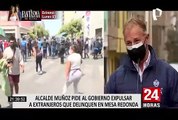 Jorge Muñoz pide al gobierno expulsar a extranjeros que delinquen en Mesa Redonda
