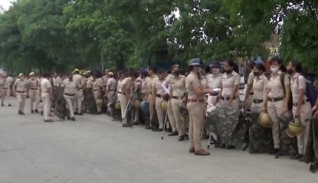 Ahead of farmers' meet, heavy security in Karnal