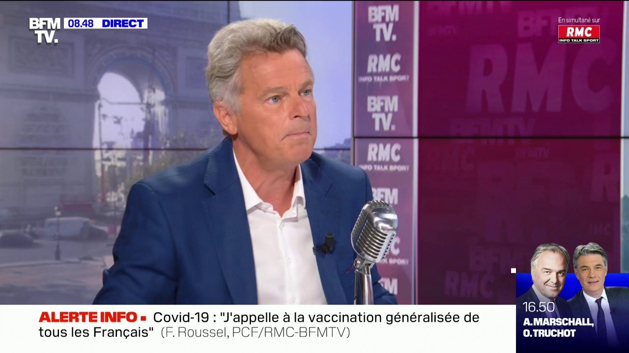 Fabien Roussel promet "des peines planchers pour les délinquants en cols blancs" s'il est élu président de la République