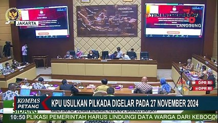 KPU Usulkan Gelaran Pemilu Pada Februari 2024 dan Pilkada Serentak 27 November 2024