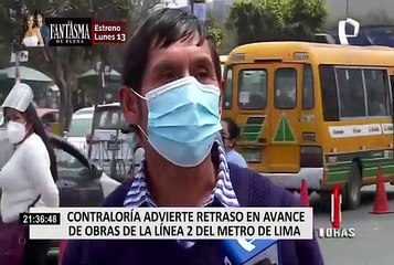 Contraloría encontró retraso en funcionamiento de la etapa 1A de Línea 2 del Metro de Lima
