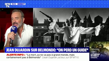 Jean Dujardin sur Jean-Paul Belmondo: "'Le Magnifique', ça a été mon film de chevet"
