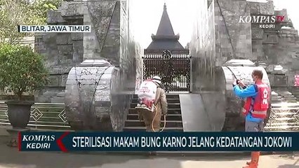 Makam Bung Karno Disterilisasi Jelang Kedatangan Jokowi