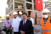 Erzincan'da kentsel dönüşüm projesi 1. etapta yer alan konutların son betonu dökülüp kura tarihleri belli oldu
