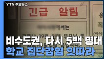 비수도권 다시 5백 명대로...전면 등교 학교에서 집단감염 잇따라 / YTN