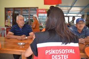 MARMARİS'TE YANGIN MAĞDURLARINA PSİKOLOJİK DESTEK