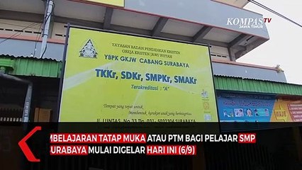 Pembelajaran Tatap Muka SMP Surabaya Digelar
