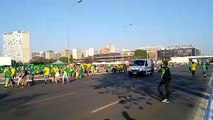 Manifestantes bolsonaristas começam a encher a Esplanada dos Ministérios na manhã desta terça-feira