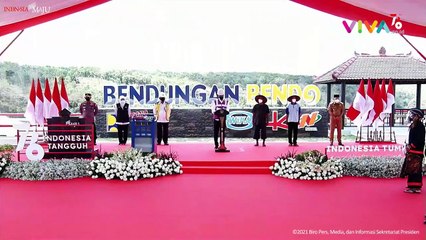 Jokowi Resmikan Bendungan Ketujuh dalam 9 Bulan