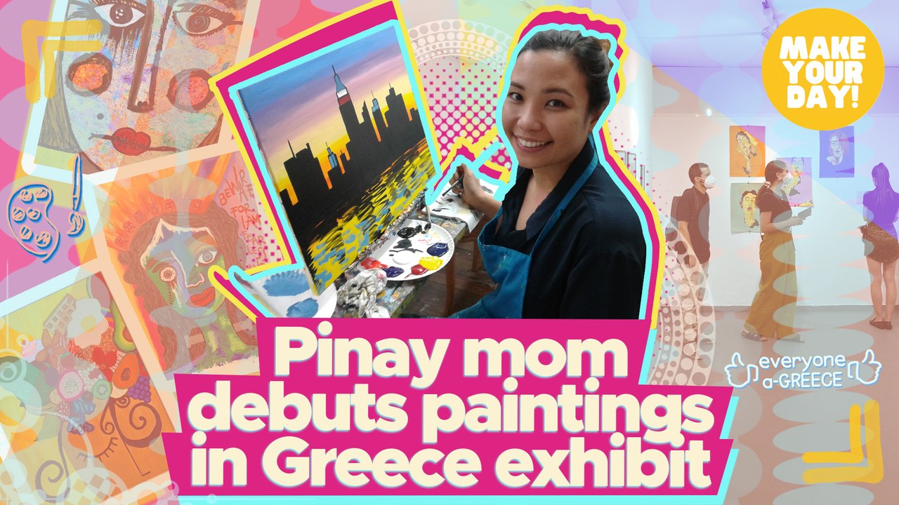 Pinoy mom debuts paintings in Greece exhibit |...