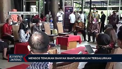Mensos Temukan Banyak Bantuan Belum Tersalurkan