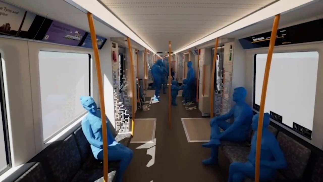 Metro’s new train fleet - CGI