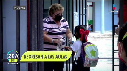 Así regresaron los estudiantes de Yucatán a las aulas