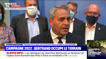 Campagne 2022: Xavier Bertrand souhaite "que les élus aient davantage de responsabilités"