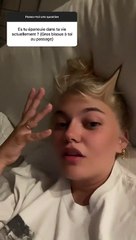 Louane répond aux questions de ses fans sur Instagram. Le 6 septembre 2021.